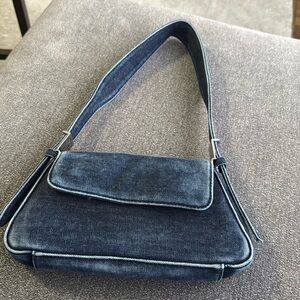 Zara denim shoulder bag